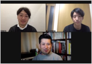 PCキャプチャ画像：migakiba goto 代表チームのプレゼンテーションに対してコメンテーターの山崎亮さんからフィードバックが行われている様子が映っています。